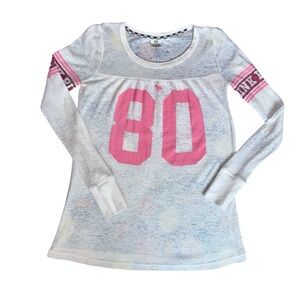 Y2K Vintage VS PINK Babydoll Thermal Long Sleeve!